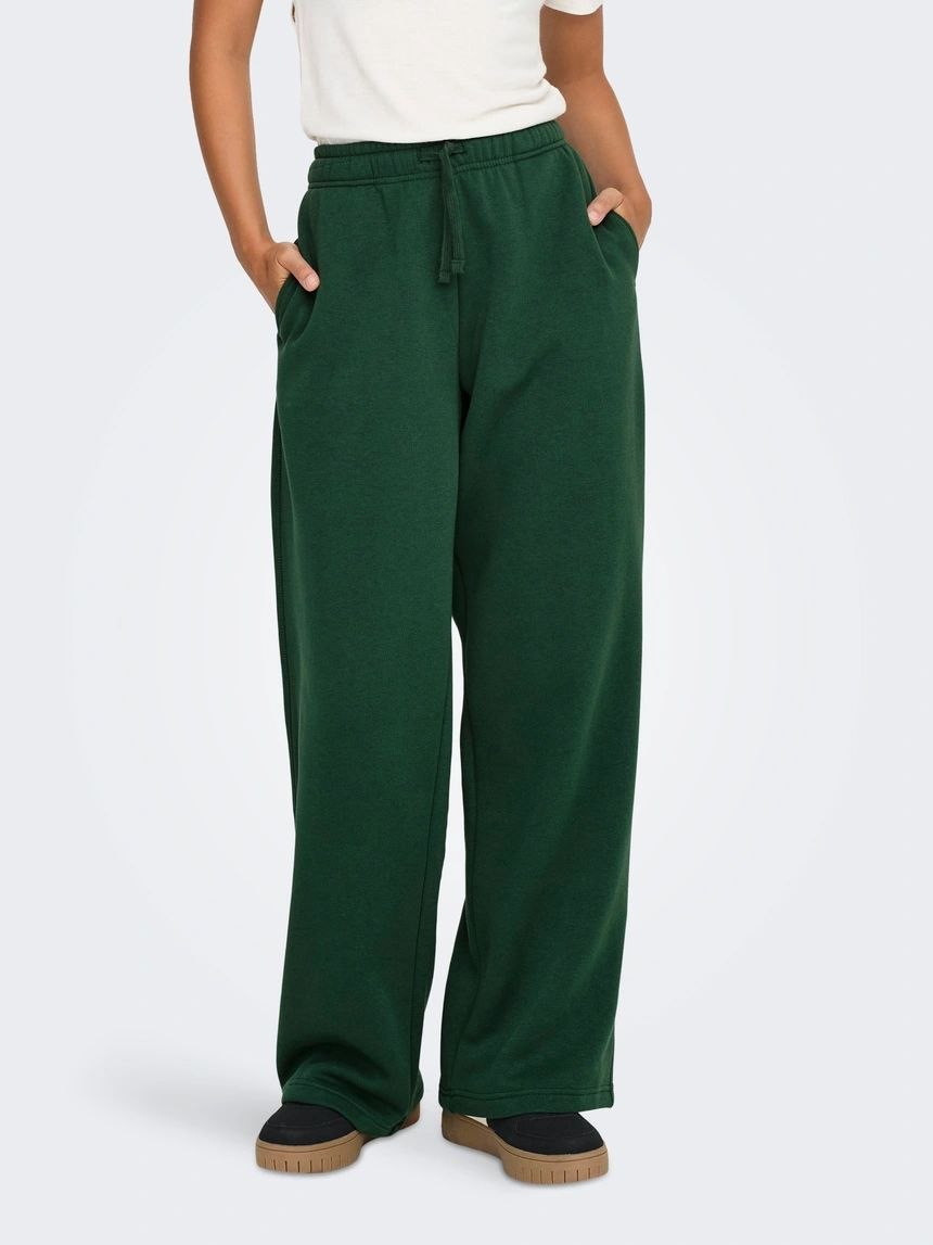 olive wide leg sweatpants